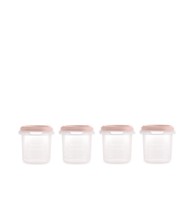 MINILAND Set od 4 hermetičke posude 200 ml, candy