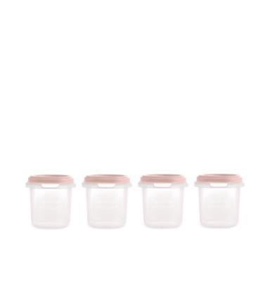 MINILAND Set od 4 hermetičke posude 200 ml, candy