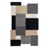 FLAIR RUGS Crni/sivi ručno rađen vunen tepih 200x290 cm Collage Monochrome 