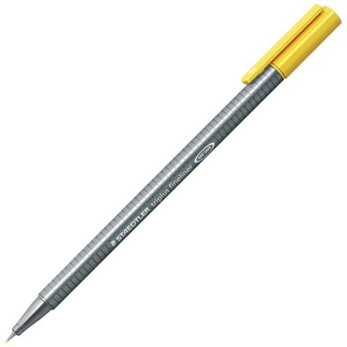 STAEDTLER Flomaster 334-1 fineliner triplus 0,3mm, žuta