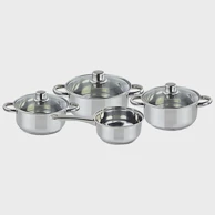 NIDA HOME Set posuđa INOX 7-dijelni