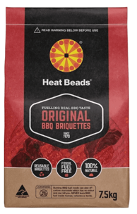 HEAT BEADS Briketi za roštilj Originalni, australski, 7,5 kg