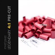 MDPC-X Termo-bužir 4:1 mali HS-PC-RD 50 kom, svjetlo crvena