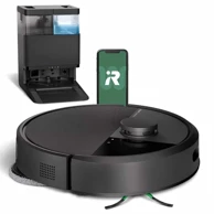 IROBOT Robotski usisavač Roomba Plus 415 Combo s bazom AutoWash, crni