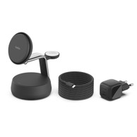 BELKIN Punjač UltraCharge Pro Qi2 WIZ040kqCH, magnetski, 3u1, 25W, crni