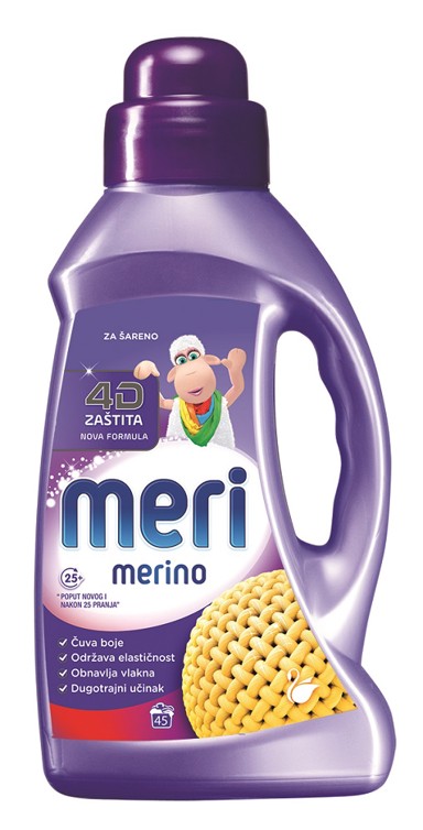 MERI MERINO Deterdžent za rublje šareno 2,7 l