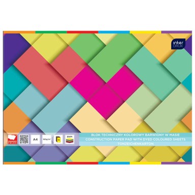 INTERDRUK Kolaž blok A4 10 listova 160 g papir u boji