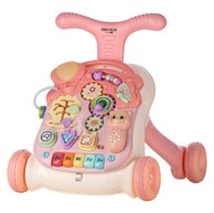 FREE2PLAY Interaktivna hodalica Walk&Play 2u1, roza