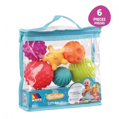 MOLTO Set kuglica RAZLIČITIH OBLIKA I VELIČINA, 6 kom.