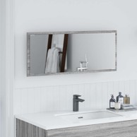 Ogledalo za kupaonicu s LED svjetlom, Siva conoma, 90x8 5x37 cm