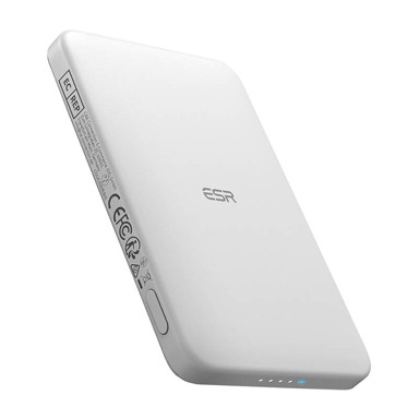 ESR Powerbank Qi2 Magslim magnetska 5000mAh, bijela