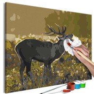 Slika za samostalno slikanje Deer on Rut 60x40