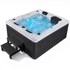 HOMESTAR Vrtni whirlpool Oasis, 210 × 160 × 80 cm, sivi