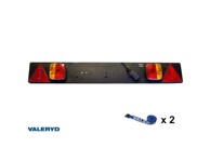 VALERYD Štop lampa za prikolicu tabla 145x1050mm 7pin 1,5m kabel/2 trake 3800003