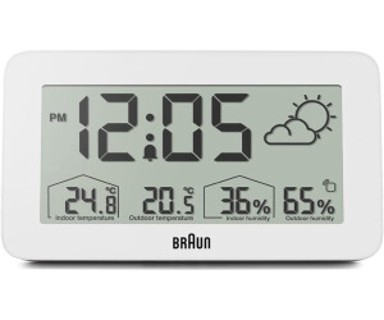 BRAUN Digitalna meteorološka stanica BC 13 W DCF, bijela