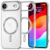 OVERBOARD Set elektro-MagSafe futrola za Apple iPhone Air + zaštitna folija za ekran, srebrna