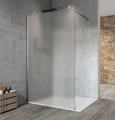 GELCO Tuš pregrada VARIO CHROME, jednopanelna, zidna montaža, 900 mm, matirano staklo