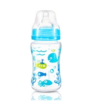 BABYONO Bočica, 240 ml, antikolik, plava