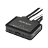 STARTECH KVM preklopnik SV211DPUA4K, 2-portni, DisplayPort 1.2, USB, 4K, crni
