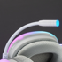MARS GAMING Gaming slušalice MHGLOW, naglavne, žične, USB-A, bijela