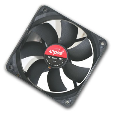 SPIRE Ventilator kućišta SP12025S1L3, 120 × 120 × 25 mm, 12 V, 3-pin, sleeve ležaj