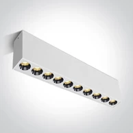 Stropna svjetiljka, DM12124H/W/W, LED, 24W, WW, IP20, 38°, 230V, bijela