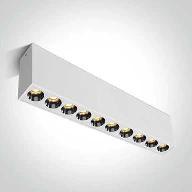 Stropna svjetiljka, DM12124H/W/W, LED, 24W, WW, IP20, 38°, 230V, bijela