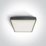 Plafonjera DM67282E/AN, LED 1xE27, 18 W, PLC, 230 V, IP65, antracit