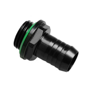 BITSPOWER Spojnica ravna G1/4 inča AG na 10 mm ID, mat crna