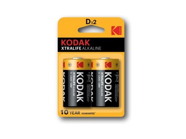 KODAK Alkalna baterija LR20, Tip D, 2 komada