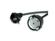 ROLINE Naponski produžni kabel, schuko utičnica, 5.0m, crni