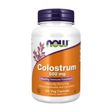 NOW Kolostrum, 500 mg, 120 kapsula