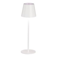 FISCHER & HONSEL Bijela LED stolna lampa s metalnim sjenilom (visina 36, 5 cm) Viletto 