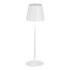 FISCHER & HONSEL Bijela LED stolna lampa s metalnim sjenilom (visina 36, 5 cm) Viletto 