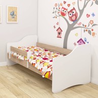 ACMA Dječji krevet III bez motiva, bočna sonoma, 180×80 cm