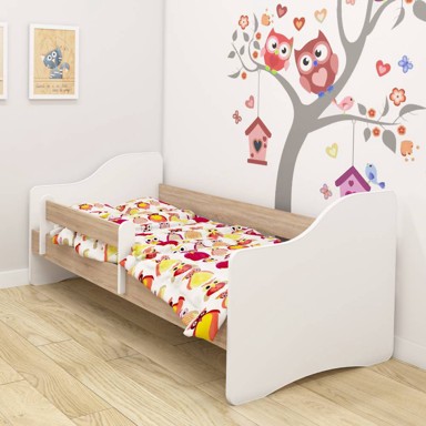 ACMA Dječji krevet III bez motiva, bočna sonoma, 180×80 cm