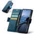 CASEME Preklopna futrola za Samsung Galaxy Z Fold7 5G Litchi novčanik, plava