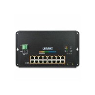 PLANET Switch PLT-WGS-4215-16P2S, industrijski, 16-portni GbE 802.3at PoE, 2x 100/1000X SFP, zidna montaža, upravljani