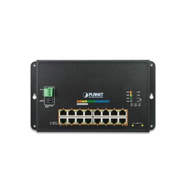 PLANET Switch PLT-WGS-4215-16P2S, industrijski, 16-portni GbE 802.3at PoE, 2x 100/1000X SFP, zidna montaža, upravljani