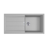 FRANKE Sudoper S2D 611-100, 100x51 cm, dubine 21 cm, granitni, urban grey