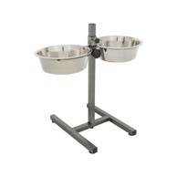 TRIXIE stalak za pse s dvije čelične posude 2,8 l