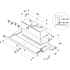 WHIRLPOOL Ugradbena kuhinjska napa AKR 634 GY/3, 647 m³/h, siva