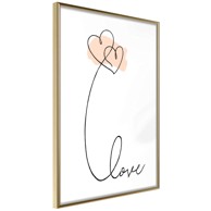 Poster Love Balloon 20x30