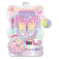 HOT FOCUS Bilježnica s naljepnicama i penkalom