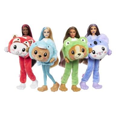 BARBIE Lutka Cutie Reveal zivotinje 2u1