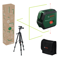 BOSCH Laser za križne linije AdvancedLevel 2G, komplet s akumulatorom BA 3,6 V 2,0 Ah