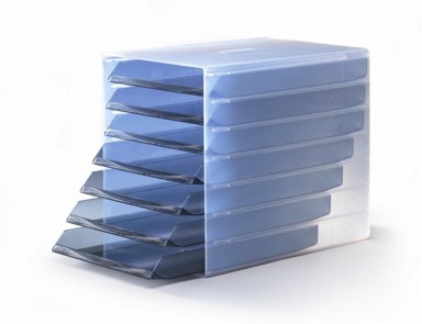 IDEALBOX Set ladica, prozirno plava