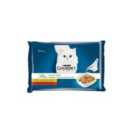 GOURMET PERLE Gravy Delight Multipack piletina/govedina 4x85g