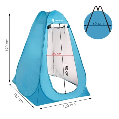 SPRINGOS Šator pop-up 120x120x190 cm