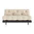 KARUP DESIGN Bež sklopiva sofa 160 cm Roots Black Night, 160x105x85 cm
